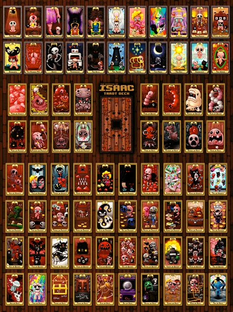 binding of isaac tarot cloth.
